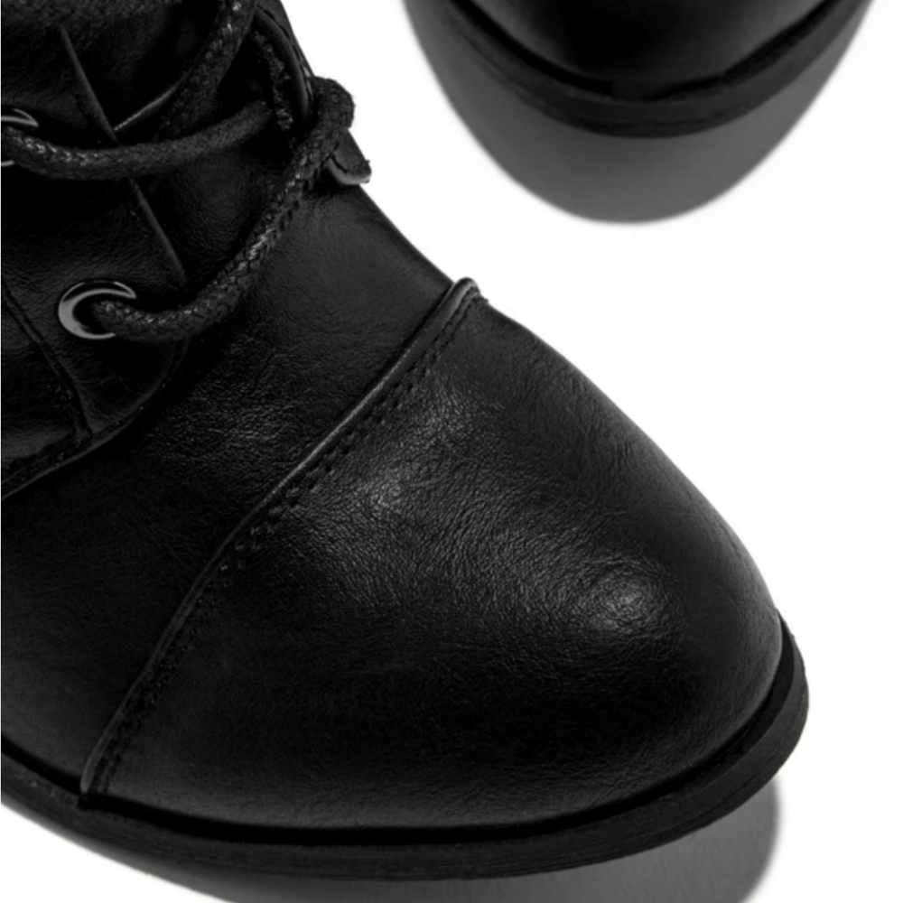Just In Black Pu Black boots - Picture 5 of 6